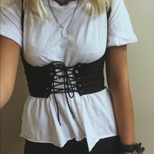Lace Up Waist Cincher